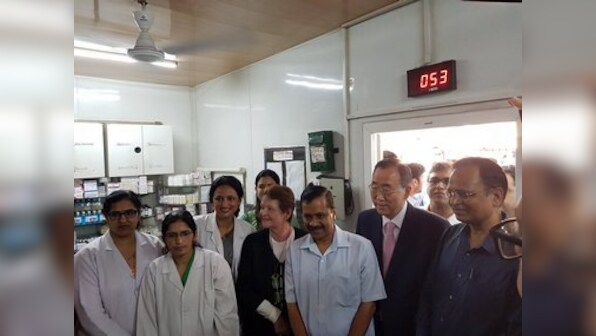 Ban Ki-moon, Gro Harlem Brundtland praise Delhi's Mohalla Clinics project on city visit with Arvind Kejriwal