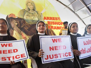 Kerala nun rape: Case filed against Missionaries of Jesus after it releases survivor's photo with Bishop Franco Mulakkal Kerala nun rape: Case filed against Missionaries of Jesus after it releases survivor's photo with Bishop Franco Mulakkal