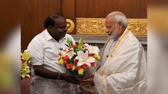 HD Kumaraswamy meets Narendra Modi, requests him to convene meeting of Karnataka, Tamil Nadu over Mekedatu reservoir