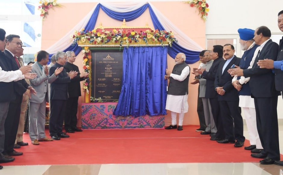 Prime Minister Narendra Modi on Monday inaugurated Sikkim's first airport and dedicated it to the nation. The first commercial flight from Pakyong is expected to take off on 4 October. Twitter/@narendramodi Prime Minister Narendra Modi on Monday inaugurated Sikkim's first airport and dedicated it to the nation. The first commercial flight from Pakyong is expected to take off on 4 October. Twitter/@narendramodi