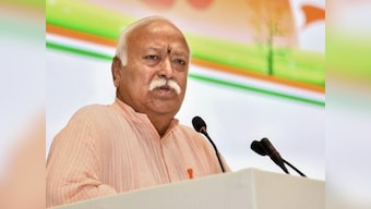 Opposing NOTA, Mohan Bhagwat appeals to people to vote for 'national security, development and identity'
