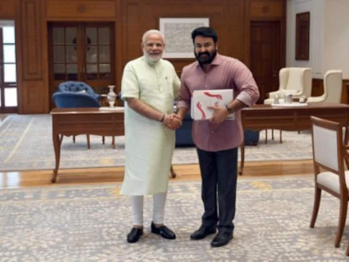 Actor Mohanlal meets Narendra Modi, says PM offered to participate in global Malayalee round table for 'new Kerala'