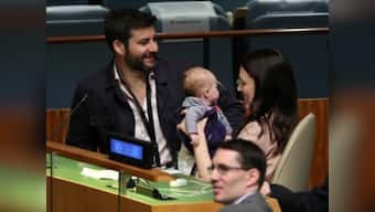 New Zealand prime minister Jacinda Ardern makes history by bringing infant daughter to UN Assembly