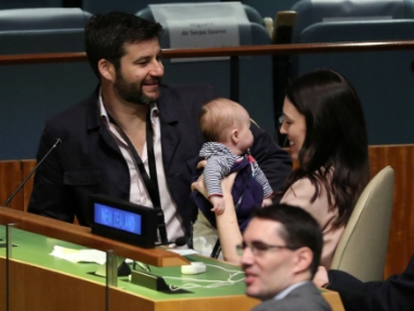 New Zealand prime minister Jacinda Ardern makes history by bringing infant daughter to UN Assembly New Zealand prime minister Jacinda Ardern makes history by bringing infant daughter to UN Assembly