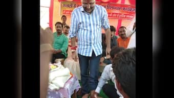 Nishikant Dubey cites Mahabharata to defend himself after drawing flak for letting BJP worker wash his feet