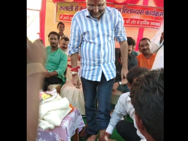 Nishikant Dubey cites Mahabharata to defend himself after drawing flak for letting BJP worker wash his feet Nishikant Dubey cites Mahabharata to defend himself after drawing flak for letting BJP worker wash his feet