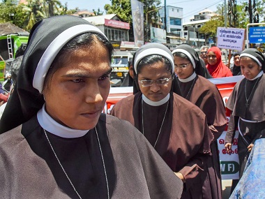 Kerala rape case: 'No move' to transfer nuns as long as they are needed for legal proceedings, says Jalandhar diocese Kerala rape case: 'No move' to transfer nuns as long as they are needed for legal proceedings, says Jalandhar diocese