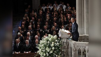 John McCain memorial service marked by tributes, memories, tears, civility lessons and Donald Trump's glaring absence
