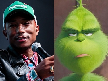 Pharrell Williams cast as narrator in Dr Seuss' The Grinch, starring
