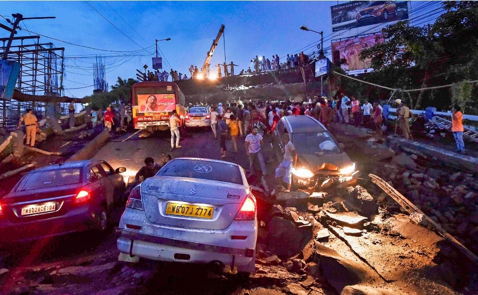 Visiting the site of bridge collapse in Alipore, West Bengal governor Keshari Nath Tripathi said that the structure deserved better maintenance. PTI Visiting the site of bridge collapse in Alipore, West Bengal governor Keshari Nath Tripathi said that the structure deserved better maintenance. PTI