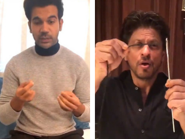 Watch: Rajkummar Rao, Shah Rukh Khan, Alia Bhatt, Jahnvi Kapoor ace the Sui Dhaaga challenge Watch: Rajkummar Rao, Shah Rukh Khan, Alia Bhatt, Jahnvi Kapoor ace the Sui Dhaaga challenge