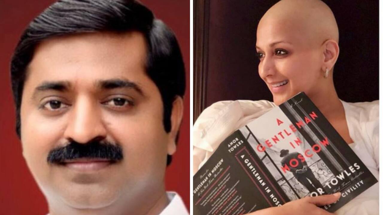 Ram Kadam (left), Sonali Bendre. Twitter, Instagram