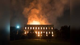 Fire engulfs 200-year-old National Museum in Rio de Janeiro, destroys priceless artifacts including collections from Brazil's royal family