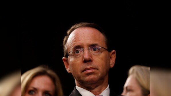 Donald Trump says he would 'certainly prefer not' to fire US deputy attorney general Rod Rosenstein
