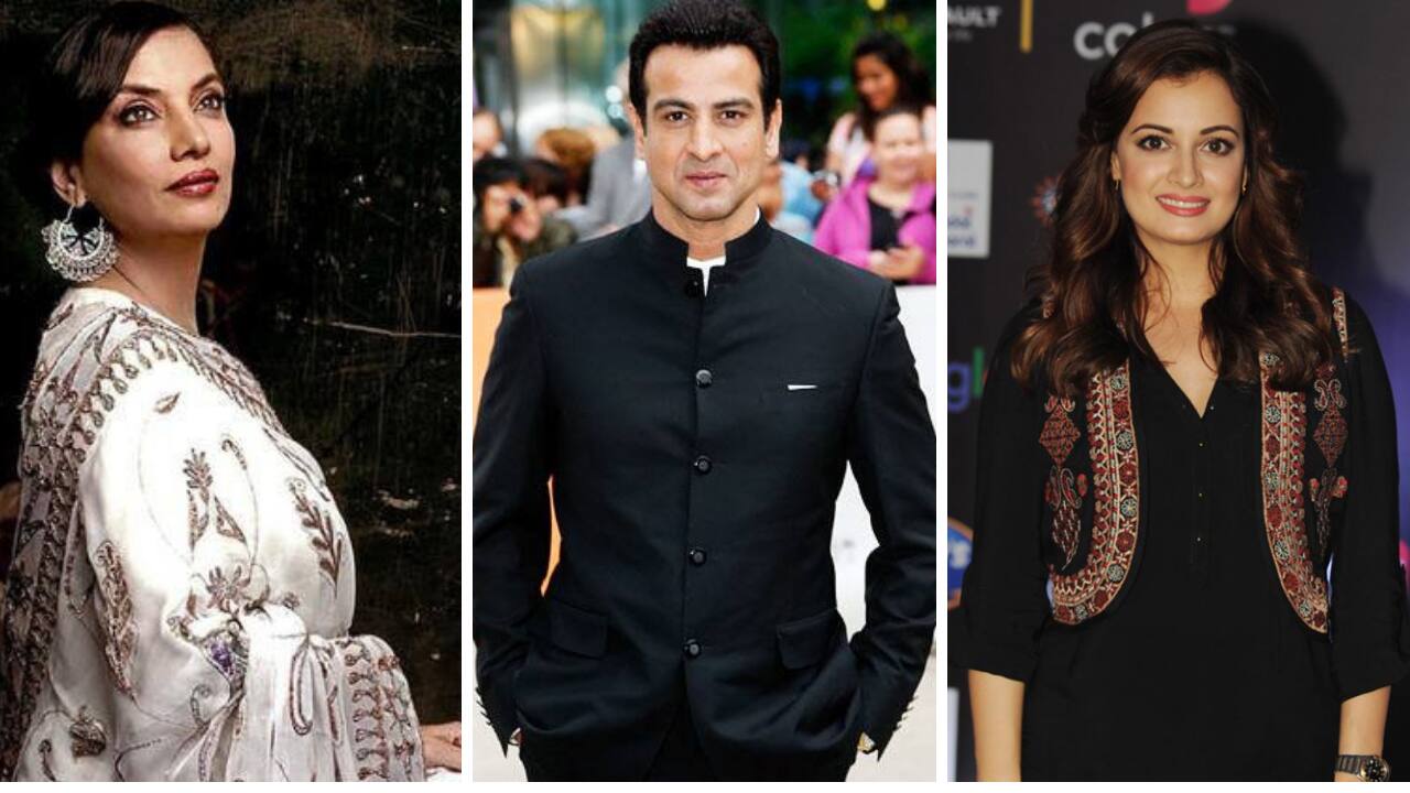 Shabana Azmi (left), Ronit Roy (centre), Diya Mirza. Facebook