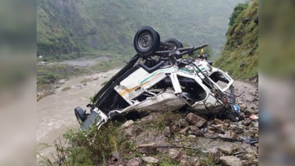 13 killed in Himachal Pradesh after overcrowded bus falls into 100-metre-deep gorge near Shimla