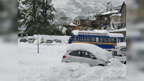 Around 300 people stranded due to heavy snowfall in Himachal Pradesh's Lahaul and Spiti district rescued