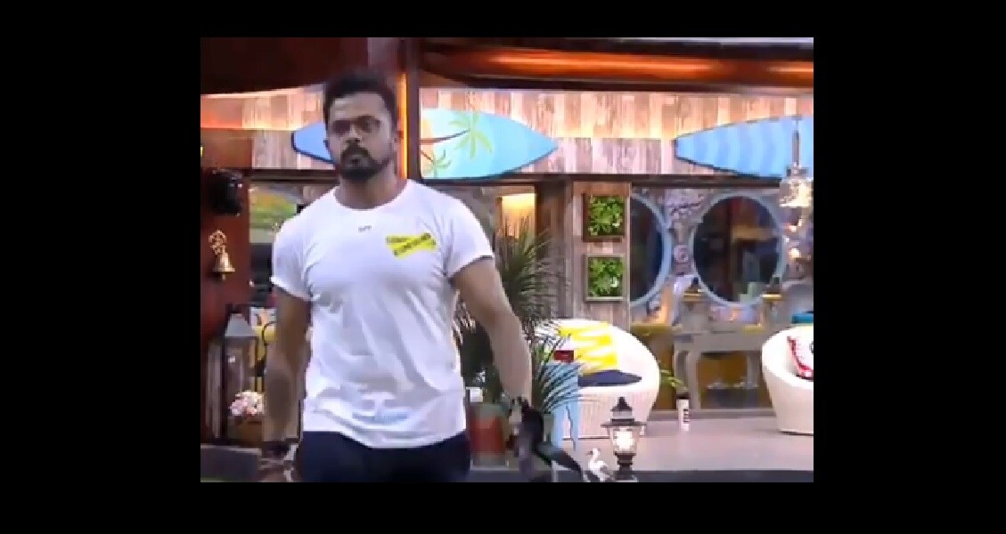 Sreesanth in Bigg Bosss 12 house