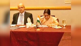 SAARC meet at UNGA: Peace, security essential for progress says Sushma Swaraj; Pakistan claims India obstructing region's progress