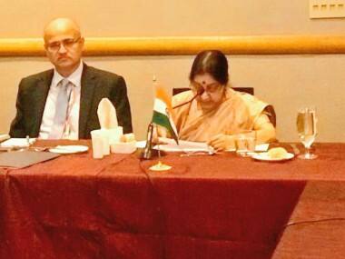 SAARC meet at UNGA: Peace, security essential for progress says Sushma Swaraj; Pakistan claims India obstructing region's progress