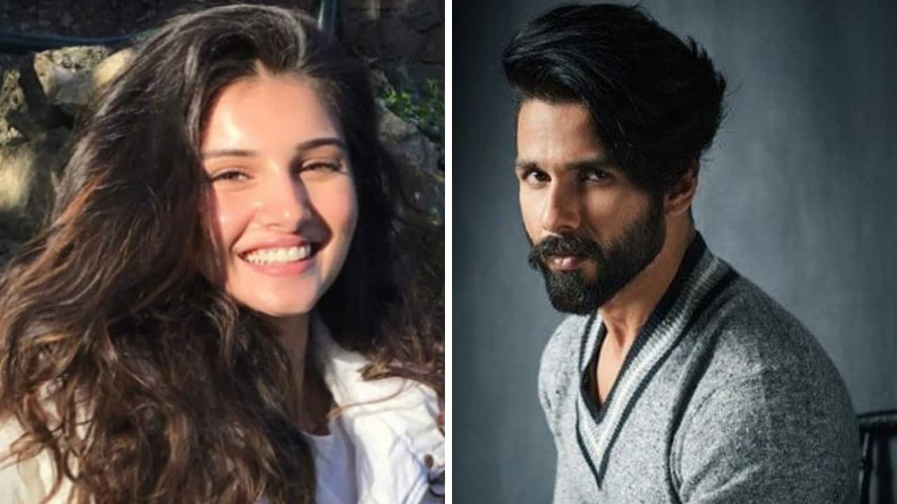 Tara Sutaria (left), Shahid Kapoor. Twitter