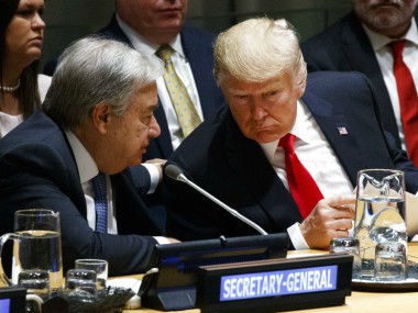 At UNGA, Donald Trump and Antonio Guterres discuss terrorism, proliferation and other threats to international peace, security At UNGA, Donald Trump and Antonio Guterres discuss terrorism, proliferation and other threats to international peace, security