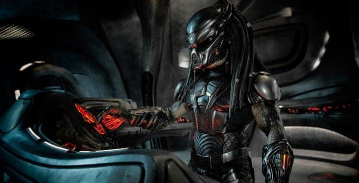 The only scene in The Predator where Steven Wilder Striegel featured. Facebook 