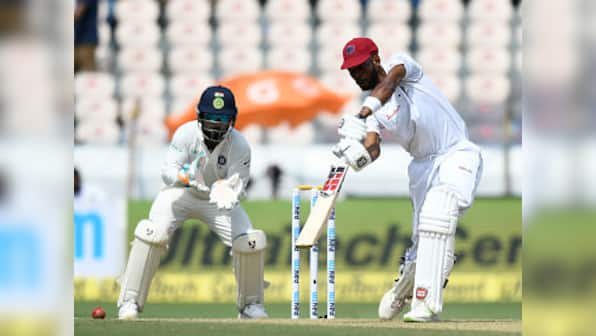 India vs West Indies: Roston Chase's effort ensures visitors stay in hunt with match evenly poised after Day 1