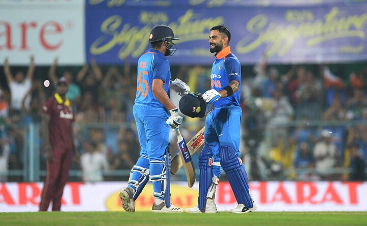 Virat Kohli, Rohit Sharma tons help India demolish West Indies by eight wickets, take 1-0 lead in series