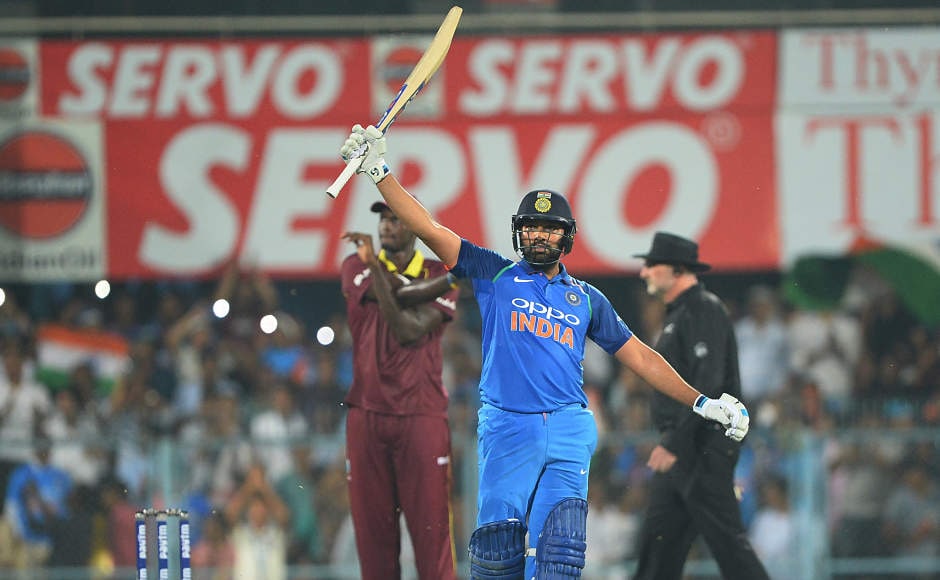 Rohit Sharma was not far behind his captain Virat Kohli and hit his 20th ODI ton. He batted from the start to the end, scoring 152 in just 117 balls. He started off very slow in his typical fashion but ended up with 15 fours and 8 sixes. AFP Rohit Sharma was not far behind his captain Virat Kohli and hit his 20th ODI ton. He batted from the start to the end, scoring 152 in just 117 balls. He started off very slow in his typical fashion but ended up with 15 fours and 8 sixes. AFP