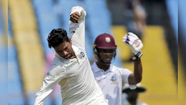 Spin trio run riot on Day 3 as India thrash West Indies by innings and 272 runs to go 1-0 up in Test series