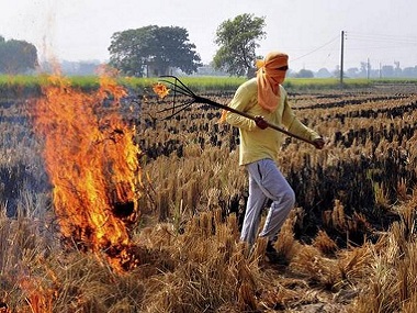 Farmers in Haryana's Karnal district burn stubble despite prohibitions, say they are 'helpless with no alternative' Farmers in Haryana's Karnal district burn stubble despite prohibitions, say they are 'helpless with no alternative'