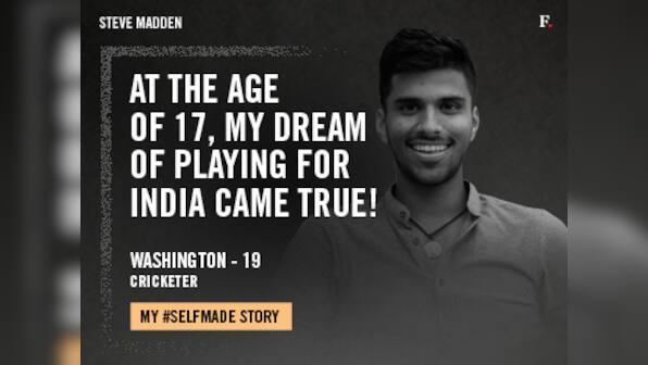 Washington Sundar Was Born To Play Cricket | Steve Madden #SelfMade