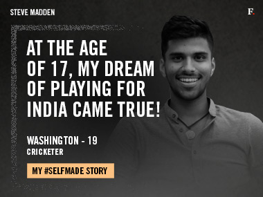 Washington Sundar Was Born To Play Cricket | Steve Madden #SelfMade Washington Sundar Was Born To Play Cricket | Steve Madden #SelfMade