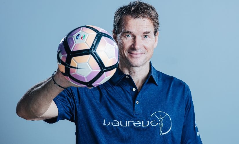 Laureus Academy Member Jens Lehmann poses for a portrait during the Laureus Sport for Good Global Summit in partnership with Allianz. Simon Hofmann/Getty Images for Laureus
