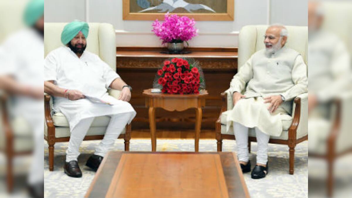 Amarinder Singh meets Narendra Modi, seeks compensation for farmers to ...