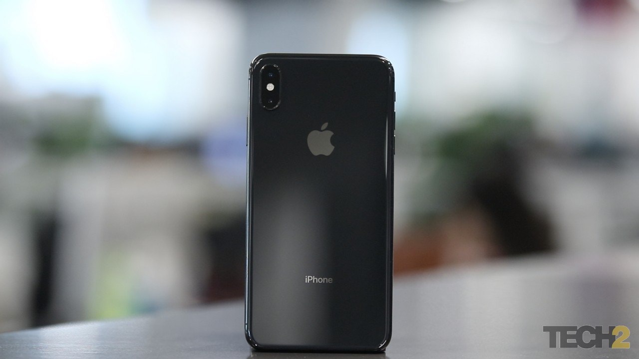 Apple iPhone XS Max in the Space Gray colour. Image: tech2/Prannoy Palav