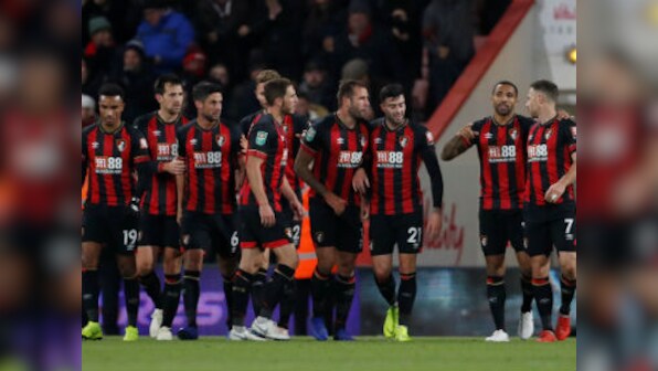 League Cup: Bournemouth ride on Steve Cook's winner to beat Norwich; Burton earn surprise win over Nottingham Forest