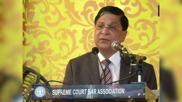 'Independence of justice shall stand erect,' says retiring Chief Justice of India Dipak Misra in farewell speech