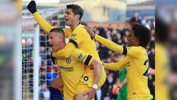 Premier League: Chelsea thrash Burnley to go into second place; Manchester United survive late scare against Everton