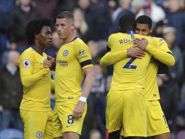 Premier League: Chelsea overcome Eden Hazard's absence to thrash Burnley, underline title credentials Premier League: Chelsea overcome Eden Hazard's absence to thrash Burnley, underline title credentials