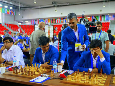 Batumi Chess Olympiad 2018: India beat resolute Egypt in Round 7; women's unbeaten run continues with draw against Georgia Batumi Chess Olympiad 2018: India beat resolute Egypt in Round 7; women's unbeaten run continues with draw against Georgia