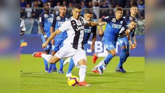 Serie A: Cristiano Ronaldo's second-half brace helps Juventus battle past Empoli and take seven-point lead