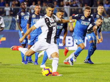 Serie A: Cristiano Ronaldo's second-half brace helps Juventus battle past Empoli and take seven-point lead Serie A: Cristiano Ronaldo's second-half brace helps Juventus battle past Empoli and take seven-point lead
