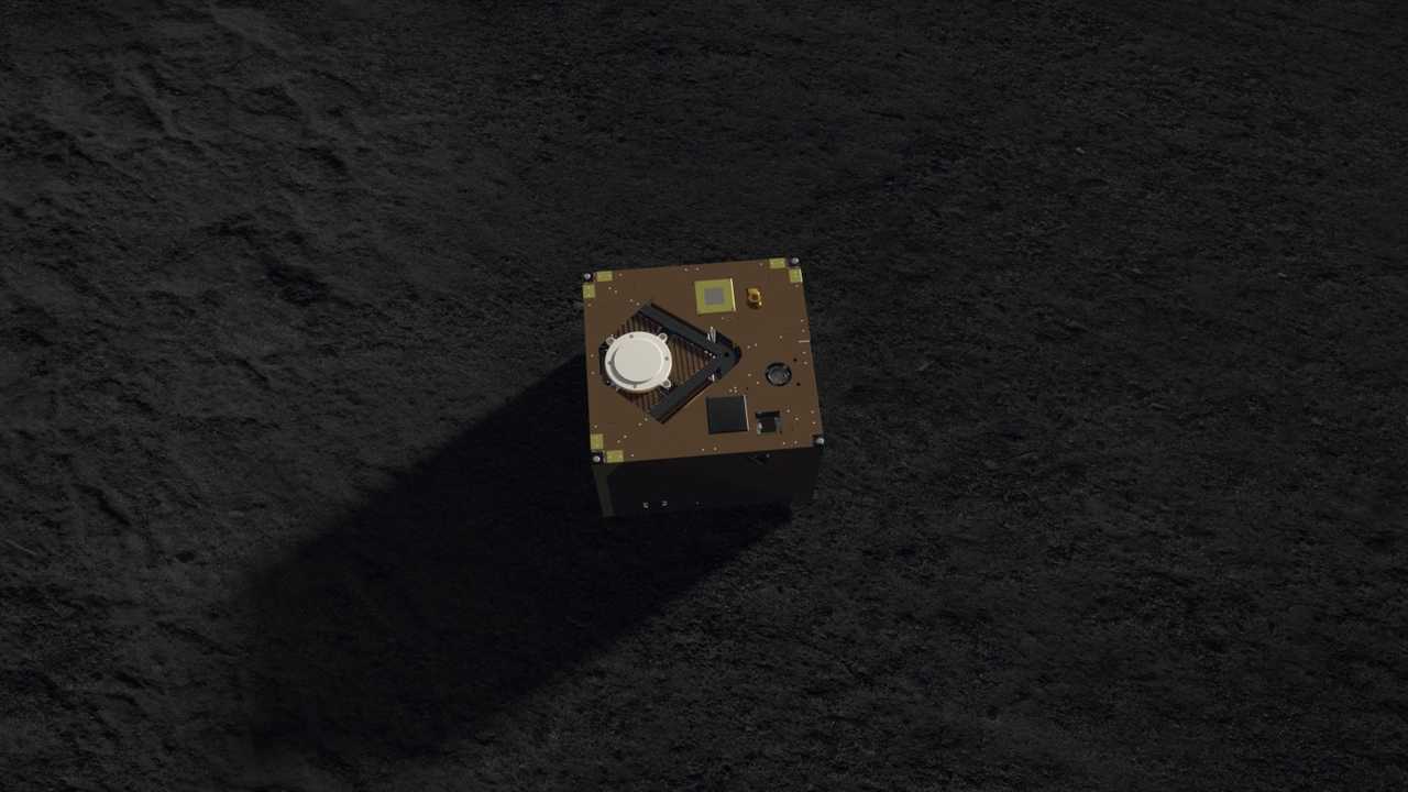 Tiny asteroid lander MASCOT warms up for its bumpy landing onto asteroid Ryugu