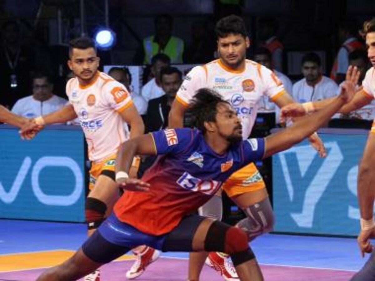 Pro Kabaddi 2019 Highlights, Jaipur Pink Panthers vs UP Yoddha in Pune:  Yoddha edge out Panthers-Sports News , Firstpost