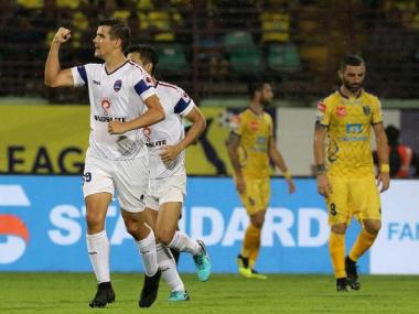 ISL 2018-19: Andrija Kaluderovic's late goal helps Delhi Dynamos hold Kerala Blasters to draw ISL 2018-19: Andrija Kaluderovic's late goal helps Delhi Dynamos hold Kerala Blasters to draw
