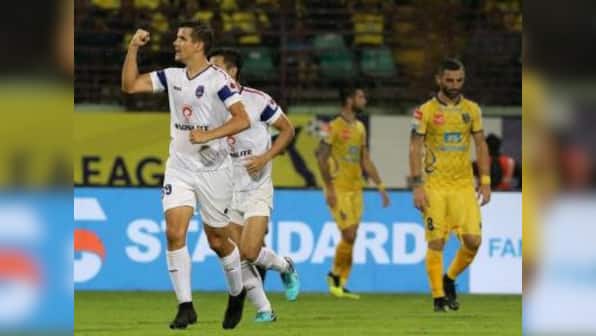 ISL 2018-19: Andrija Kaluderovic's late goal helps Delhi Dynamos hold Kerala Blasters to draw