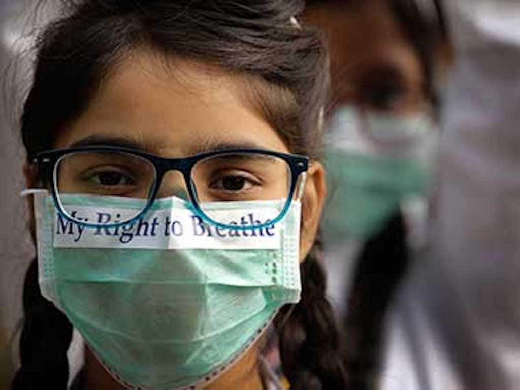 Delhi Air Pollution. Image: AP