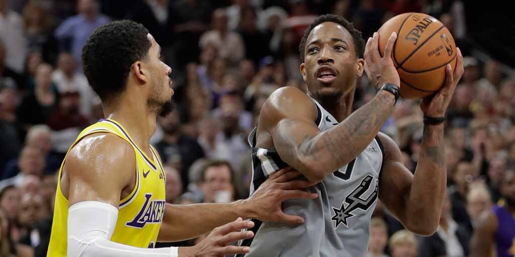 Nba Demar Derozan Leads San Antonio Spurs To Victory Against La Lakers Milwaukee Bucks Extend Winning Run Sports News Firstpost
